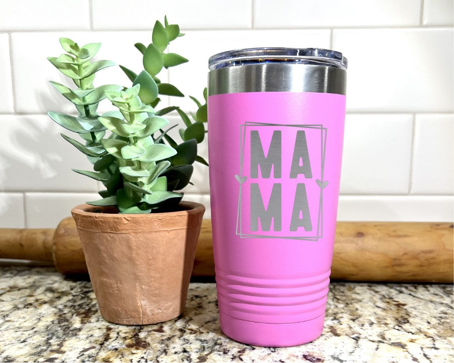 Mama or Mother Pink Tumbler