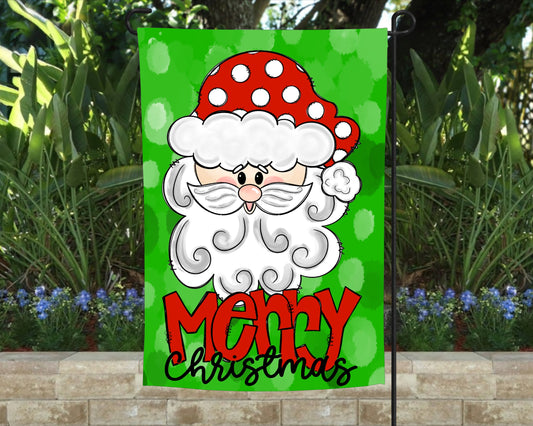 Santa Christmas Garden Flag