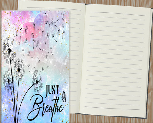 Just Breathe Canvas Journal