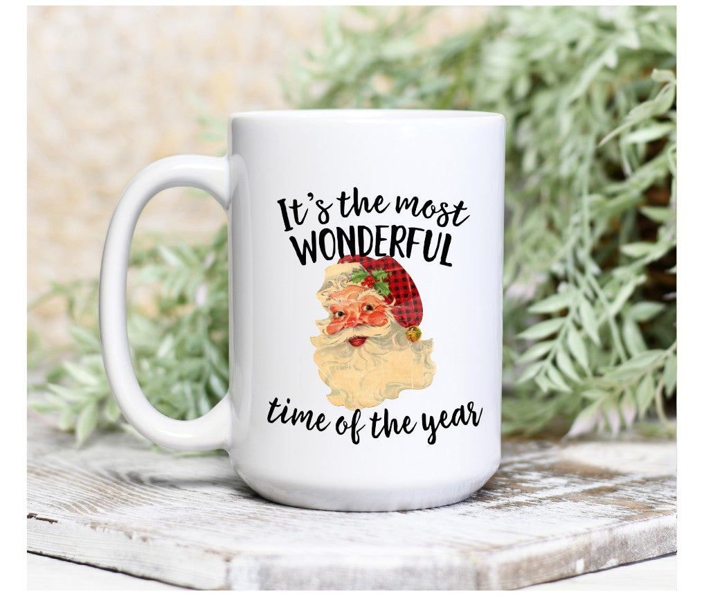 It's The Most Wonderful Time Of The Year 15oz Ceramic Mug