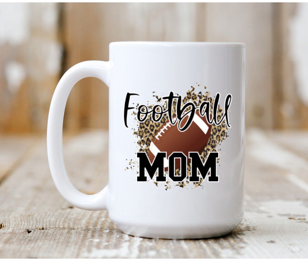 Football Mom 15oz Ceramic Mug